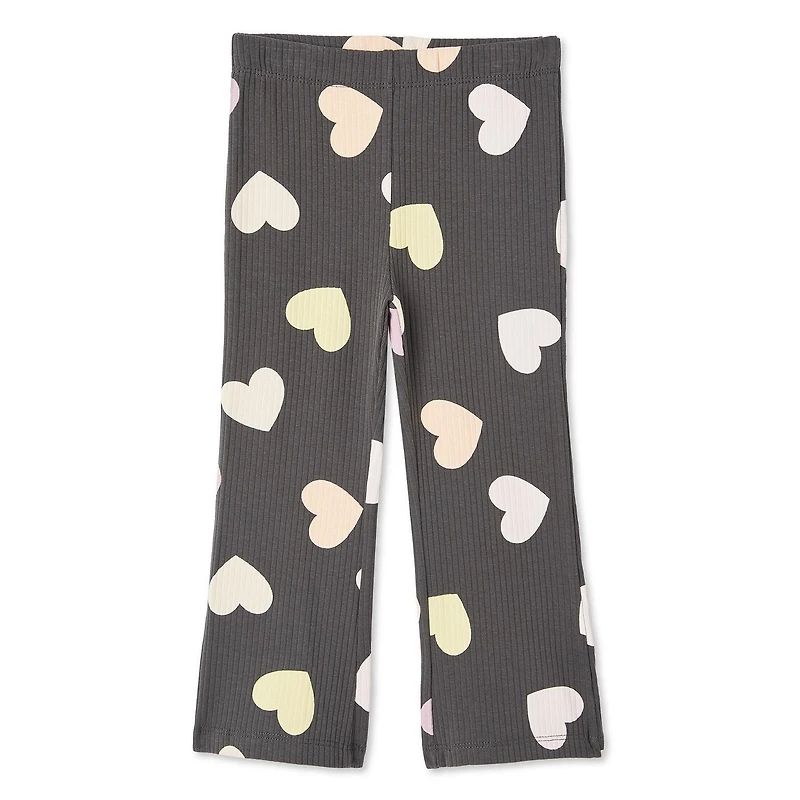 Legging évasé en tricot côtelé George pour petites filles Tailles 2T-5T