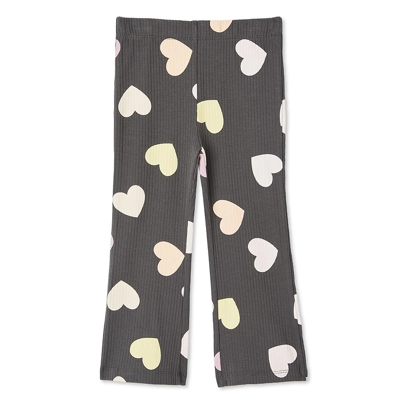 Legging évasé en tricot côtelé George pour petites filles Tailles 2T-5T