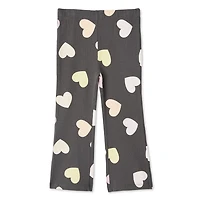 Legging évasé en tricot côtelé George pour petites filles Tailles 2T-5T