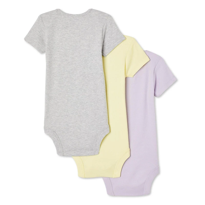 Lot de 3 cache-couches layette unisexe 100 % coton George pour nourrissons