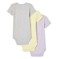 Lot de 3 cache-couches layette unisexe 100 % coton George pour nourrissons