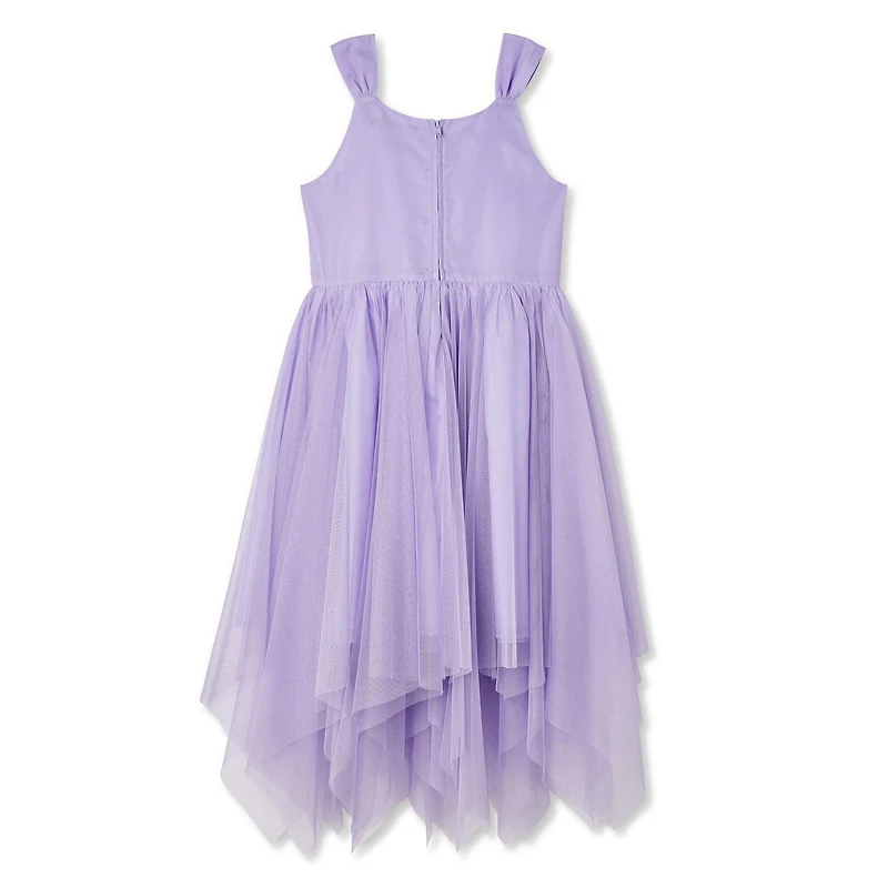 Robe avec corsage orné de paillettes et fleurs George pour filles