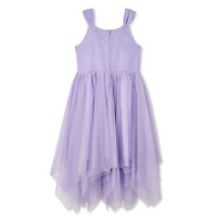 Robe avec corsage orné de paillettes et fleurs George pour filles