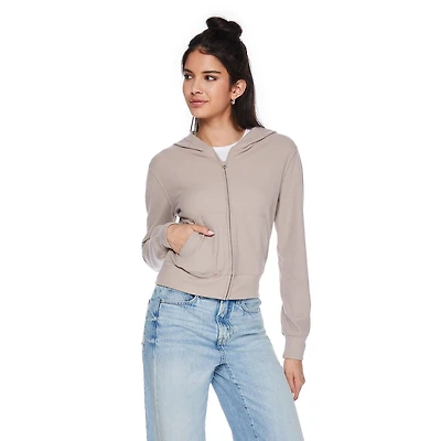 No Boundaries Women's Waffle Hoodie