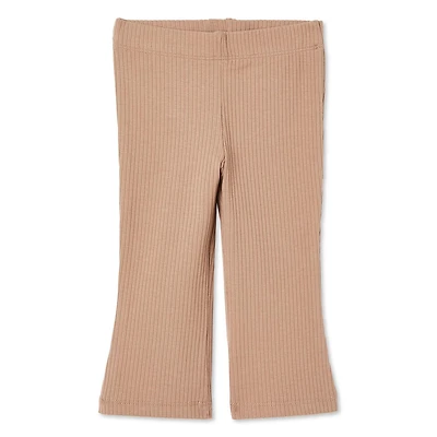 Legging évasé en tricot côtelé George pour bébés filles