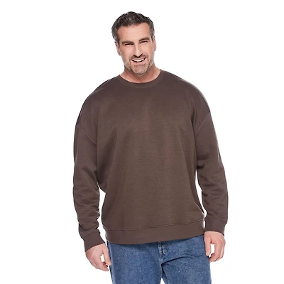 George Big Men's Crew Neckline Popover