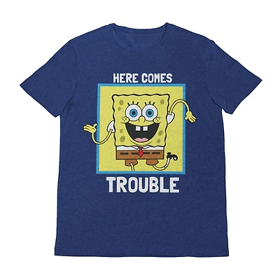 Sponge Bob T-shirt à manches courtes pour garçon en bas âge