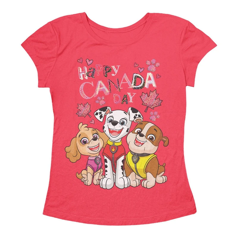 Paw Patrol Toddler Girl's short sleeve t-shirt