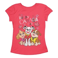 Paw Patrol Toddler Girl's short sleeve t-shirt