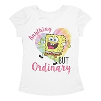 Sponge Bob Girl's Short Sleeve T-Shirt