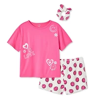 George Girls' Pajama 3-Piece Set, Sizes XS-XL