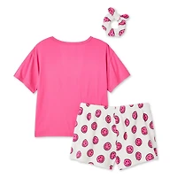 George Girls' Pajama 3-Piece Set, Sizes XS-XL