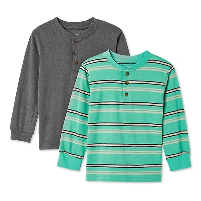 George Toddler Boys' Henley Tee 2-Pack, Sizes 2T-5T