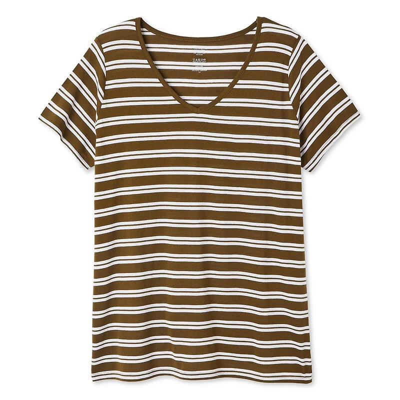 George Women's Plus V-Neckline Tee, Sizes 1X-4X