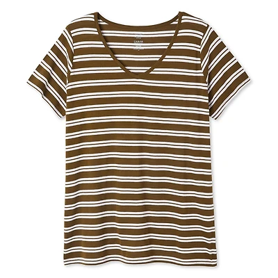 George Women's Plus V-Neckline Tee, Sizes 1X-4X
