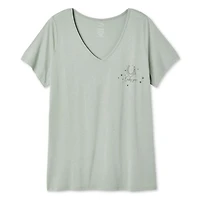 George Women's Plus V-Neckline Tee, Sizes 1X-4X