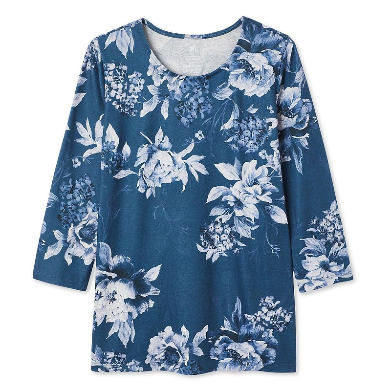 Iyla Women's 3/4 Sleeve Hacci Top