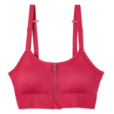 Soutien-gorge zippé Athletic Works pour femmes Tailles TP–TTG