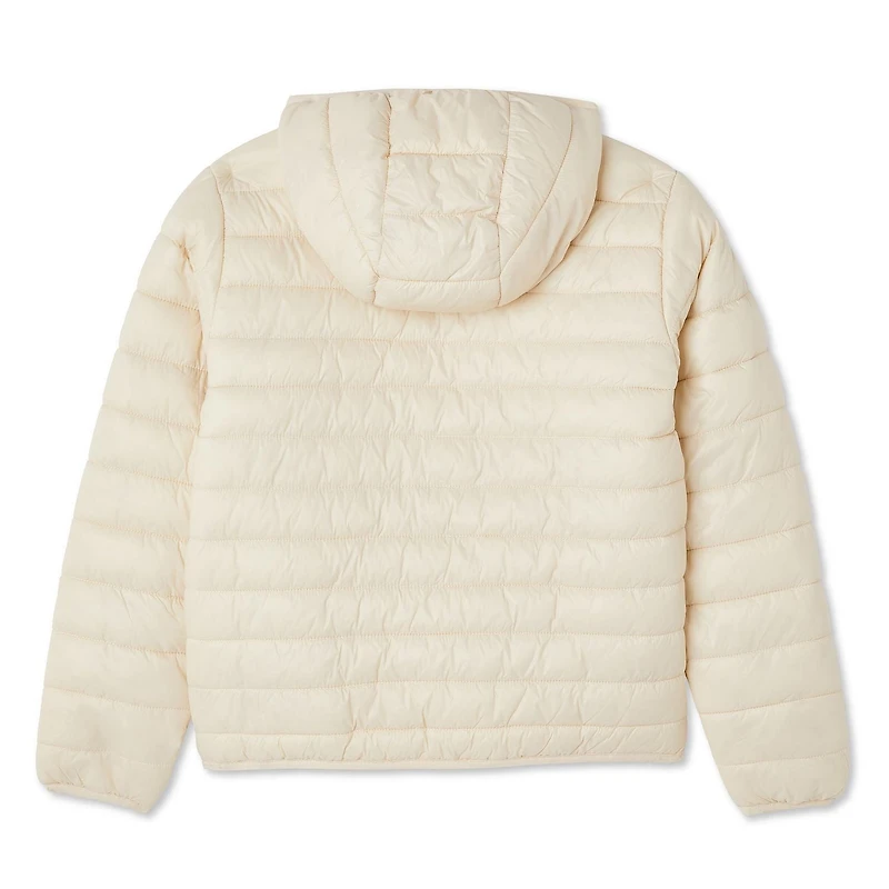 George Girls' Hooded Puffer Jacket, Sizes XS-XL