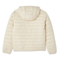 George Girls' Hooded Puffer Jacket, Sizes XS-XL