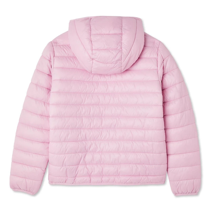 George Girls' Hooded Puffer Jacket, Sizes XS-XL