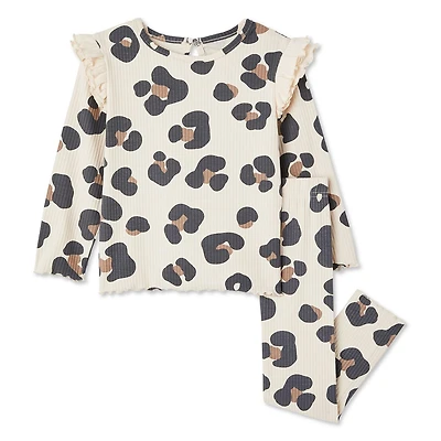 George Toddler Girls' Rib 2-Piece Set, Sizes 2T-5T