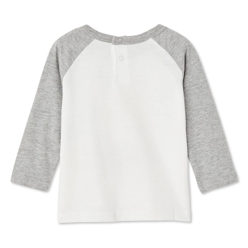T-shirt à manches raglan avec blocs de couleur George pour bébés garçons