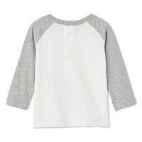 T-shirt à manches raglan avec blocs de couleur George pour bébés garçons