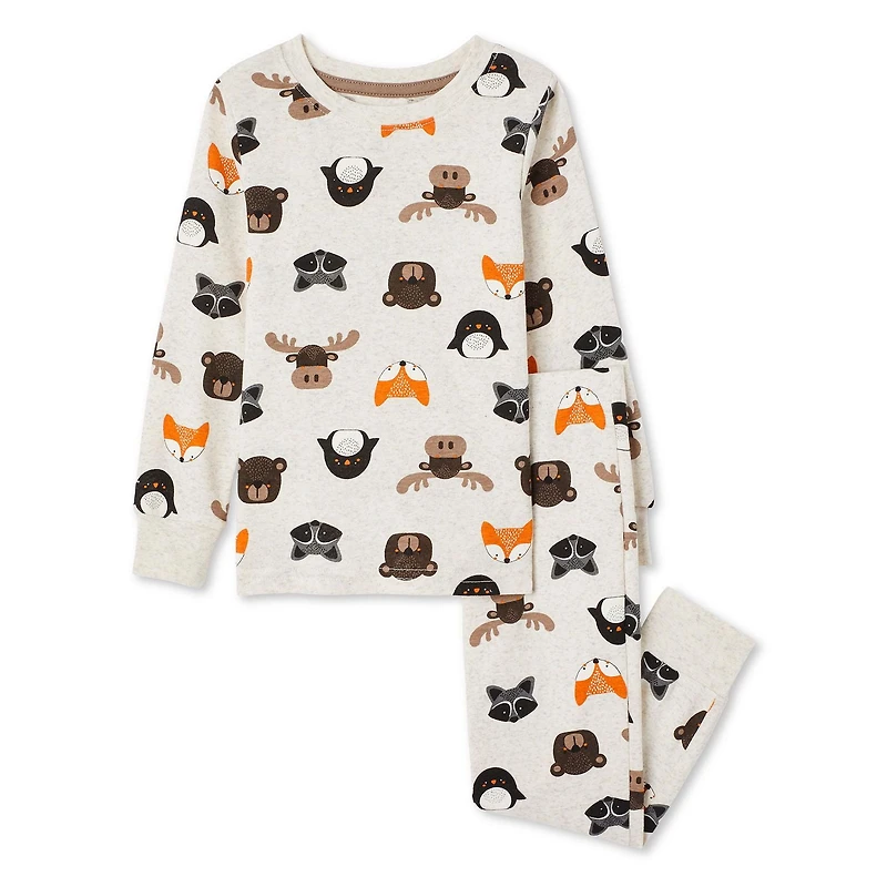 George Toddler Boys' Rib Pajama 2-Piece Set, Sizes 2T-5T