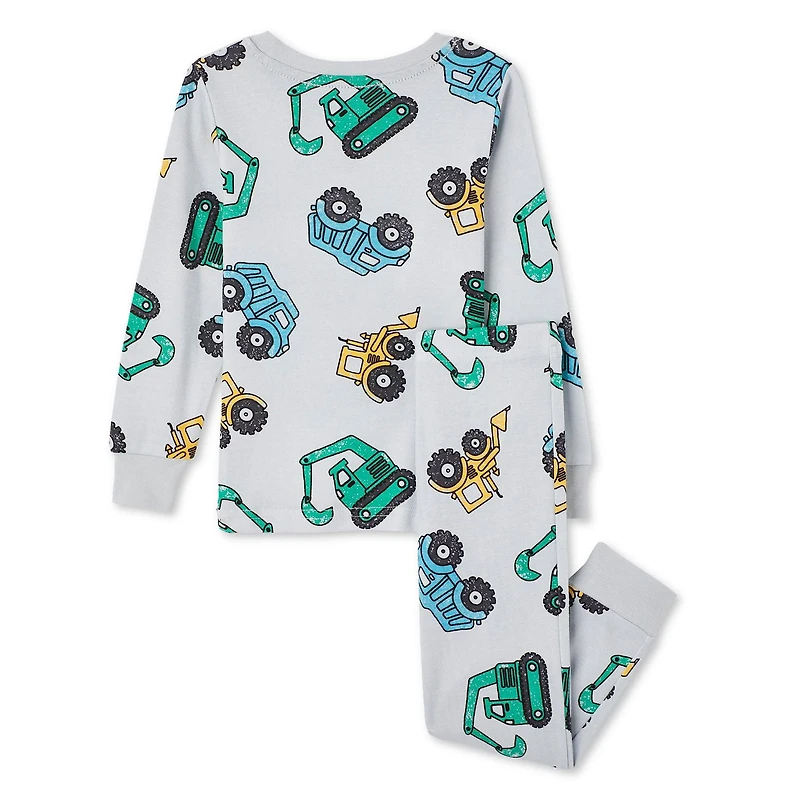 George Toddler Boys' Rib Pajama 2-Piece Set, Sizes 2T-5T