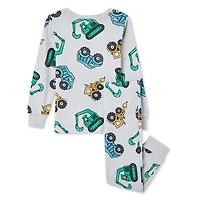 George Toddler Boys' Rib Pajama 2-Piece Set, Sizes 2T-5T