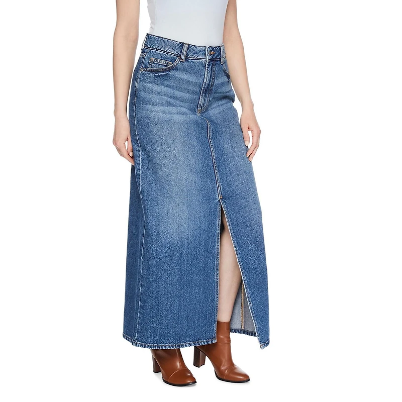 Jupe longue en denim George pour femmes Tailles 2-18