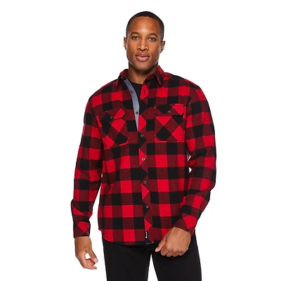Chemise en flanelle Canadiana collection non genrée pour adultes
