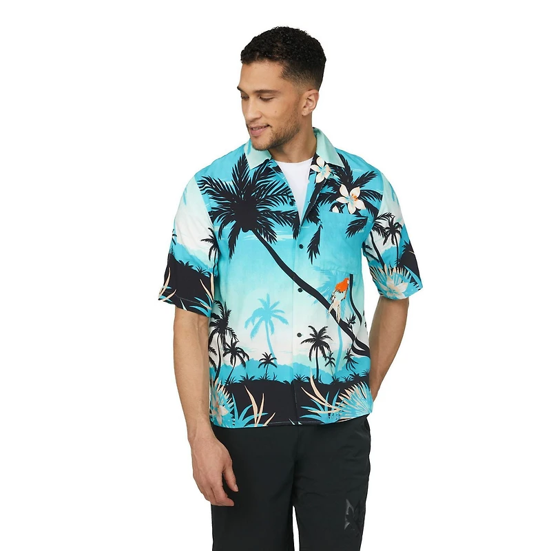 Chemise à manches courtes imprimé Hawaï pour homme Mexx