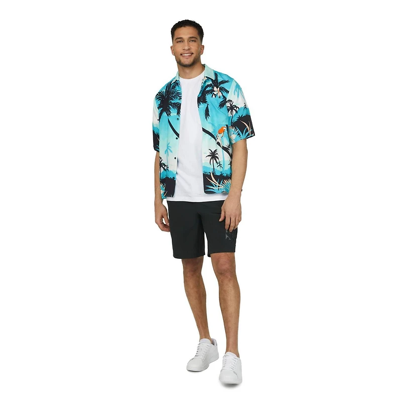Chemise à manches courtes imprimé Hawaï pour homme Mexx