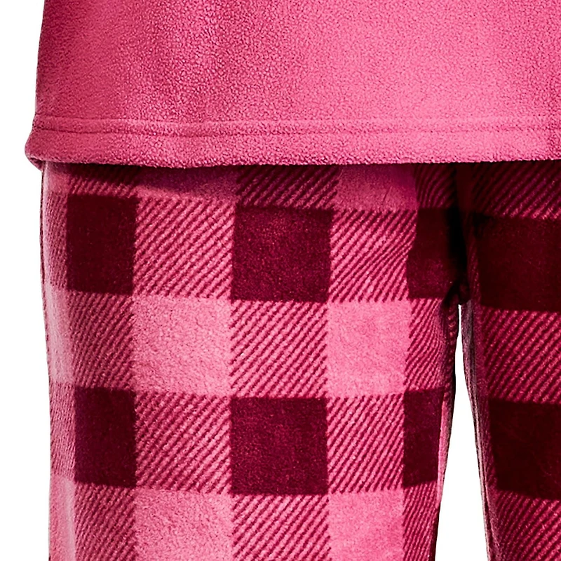 George Women’s Micro Polar Fleece Pajamas 2-Piece Set