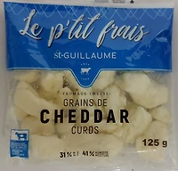 Fromagerie St-Guillaume 31% M.F. Le P'tit Frais Cheddar Curds Cheese 125g, Fresh curd cheese 125 g