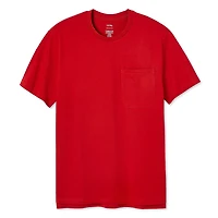 T-shirt avec pochette George pour hommes Tailles P-2XL