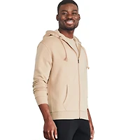 Haut à capuchon zippé sur la longueur George pour hommes Tailles P-2XL