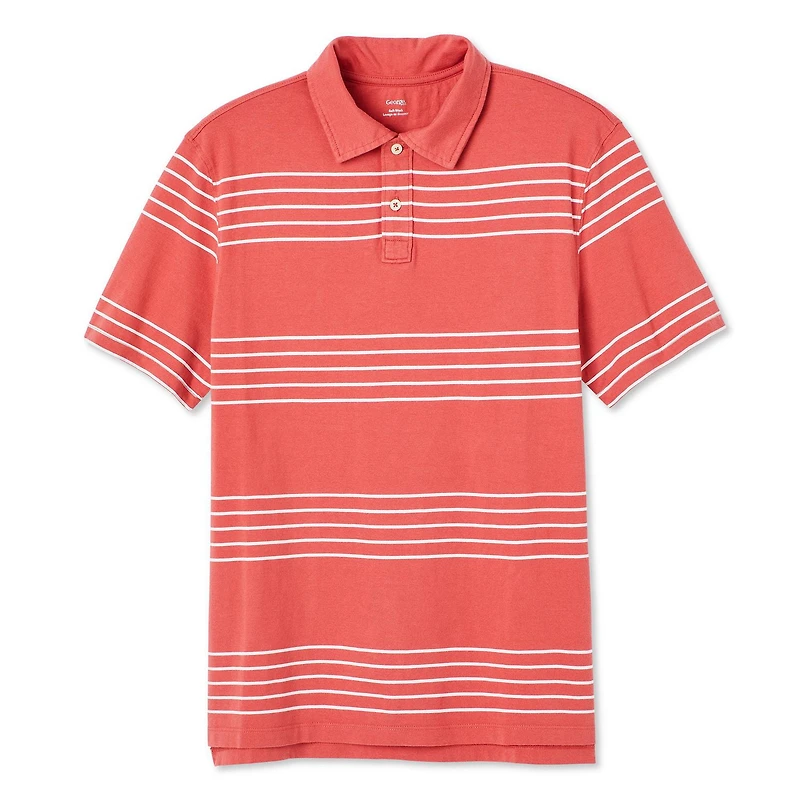 George Men's Short Sleeve Polo, Sizes S-2XL