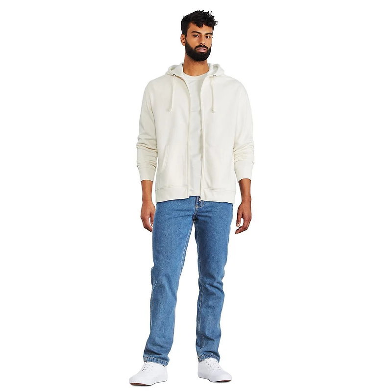 Haut à capuchon zippé sur la longueur George pour hommes