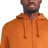 Haut à capuchon zippé sur la longueur George pour hommes Tailles P-2XL