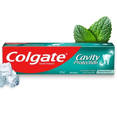 Dentifrice au fluorure Colgate Protection contre la carie Menthe fraîche 95 ml