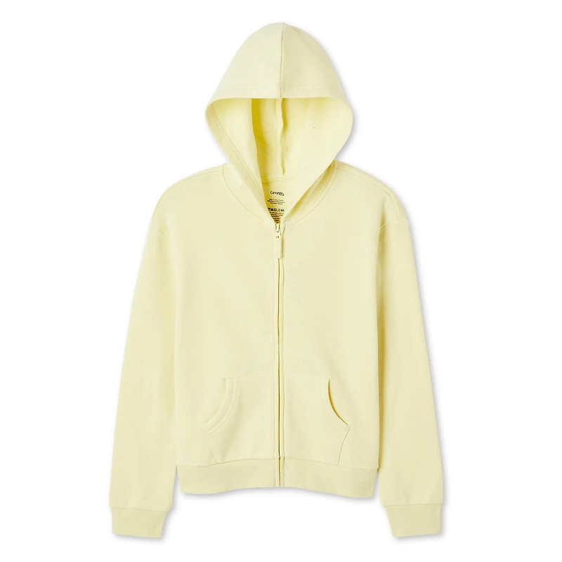 Haut à capuchon en molleton George pour filles Tailles TP–TG
