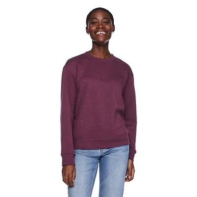 Chandail à encolure ras du cou George pour femmes Tailles TP–TTG