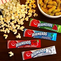 Barres Airheads, cerise, emballées individuellement, 15,6g Barre moelleuse à la cerise : saveur fruitée osée!