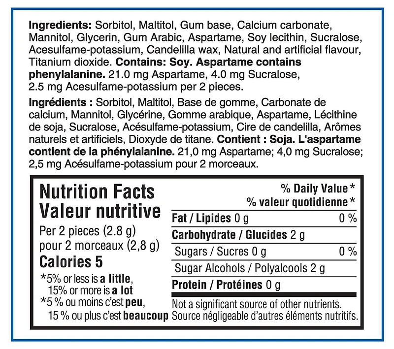 Dentyne Ice, Peppermint Sugar-free Gum Pack, 12 Pieces