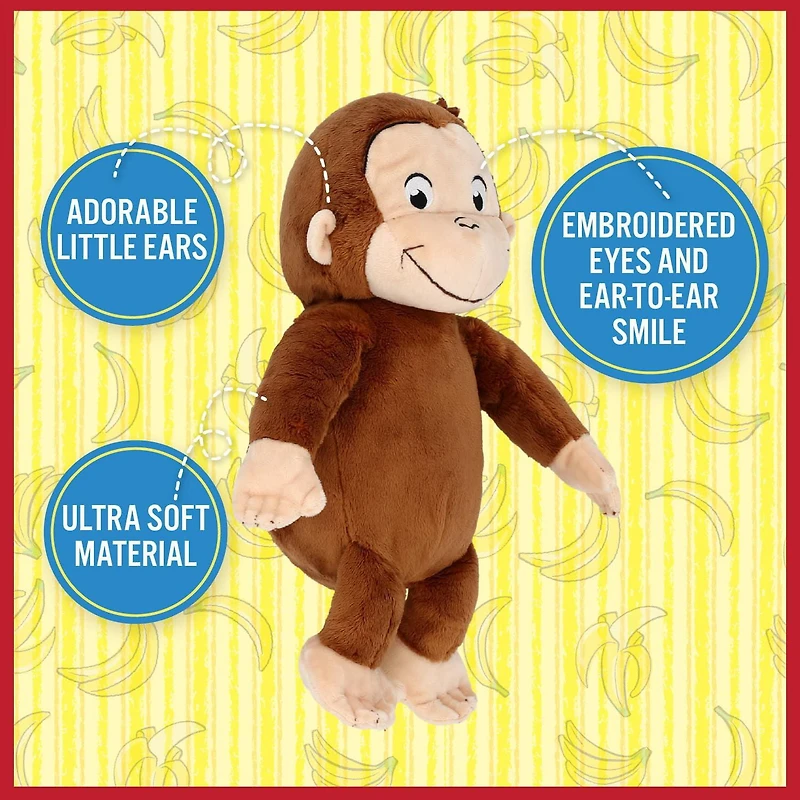 Jouets en peluche de Kids Preferred Curious George singe 8 pouces