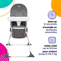 Chaise Haute SimpleFold™ LX de Cosco Kids