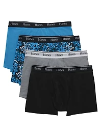 Caleçons pour hommes Hanes Originals, paquet de 4, extensibles, coupe moderne, frais et respirants Une collection élégante d'essentiels modernes conçus le confort, faite tous